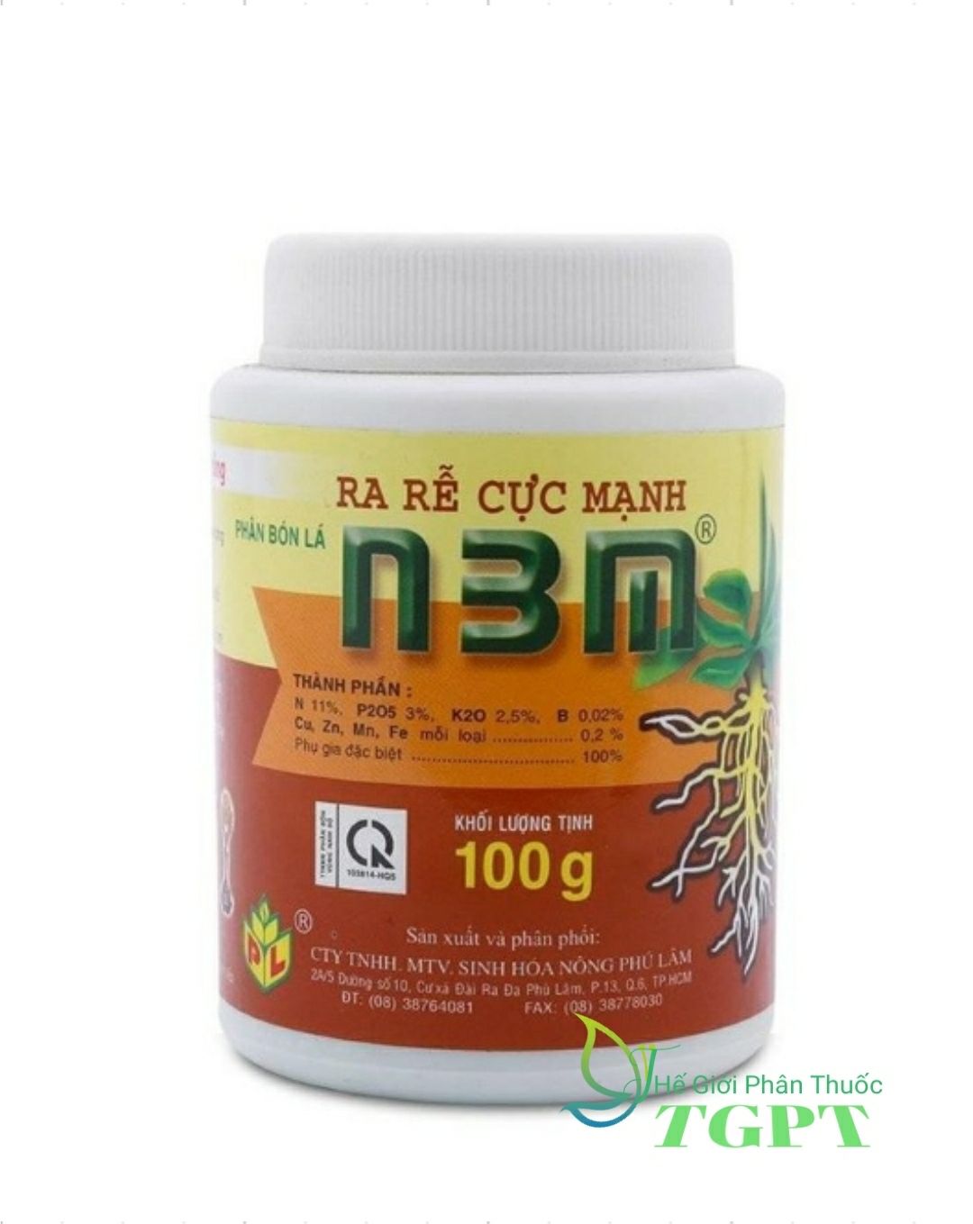 Phân bón lá kích rễ n3m - 100g - siêu ra rễ cho hoa lan, cây cảnh