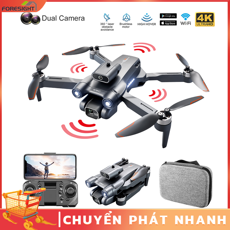 Máy Bay Flycam Camera 4K S1S , Drone Điều Khiển Từ Xa 4 Cánh Cảm Biến
