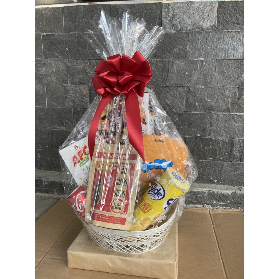 Giỏ Quà Tết Bánh kẹo Hãng Tặng Người Thân Đối Tác