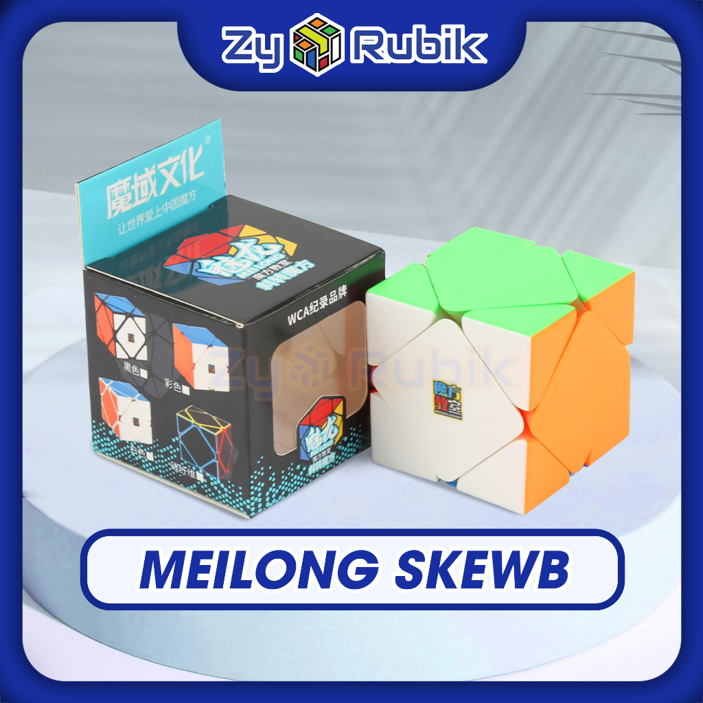 Rubik Biến Thể Skewb MoYu MeiLong Stickerless - ZyO Rubik