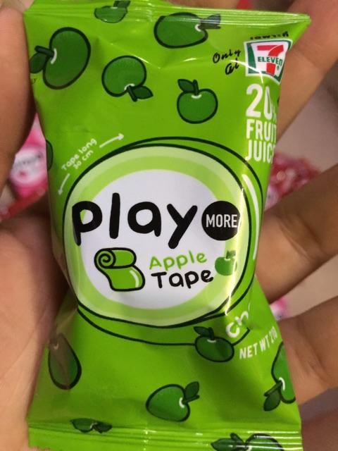 [HCM]Kẹo dẻo cuộn Play More Thái Lan gói 21g vị Táo