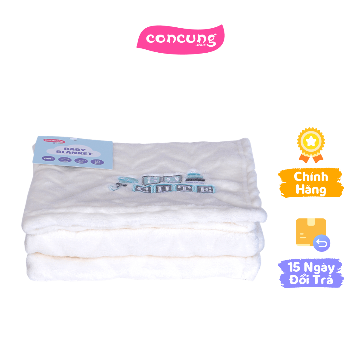 Chăn bông cho bé ConCung Good hình so cute K126-6050