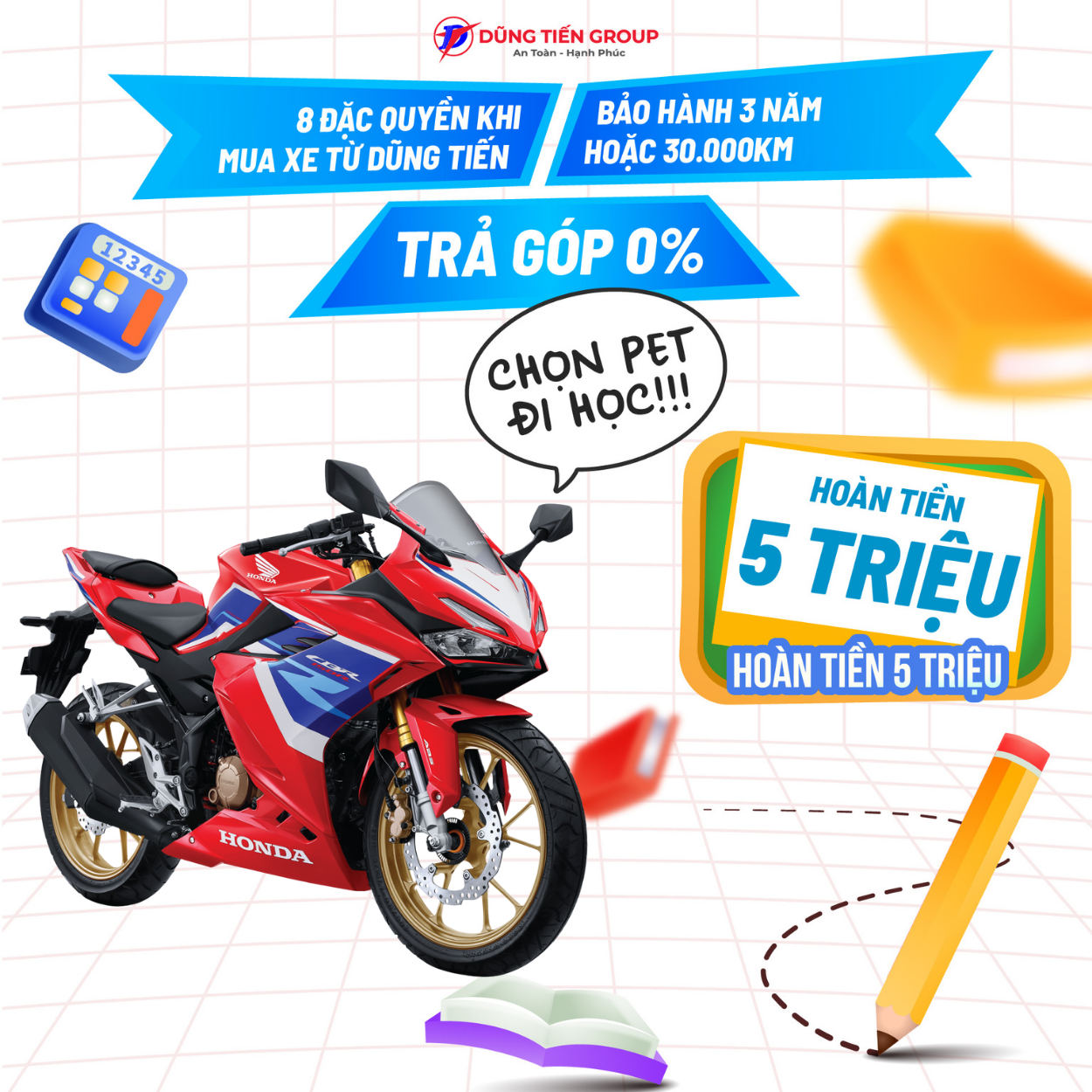 Xe Máy Honda CBR150 - 2023 - Phiên Bản Tiêu Chuẩn, Thể Thao, Đặc Biệt