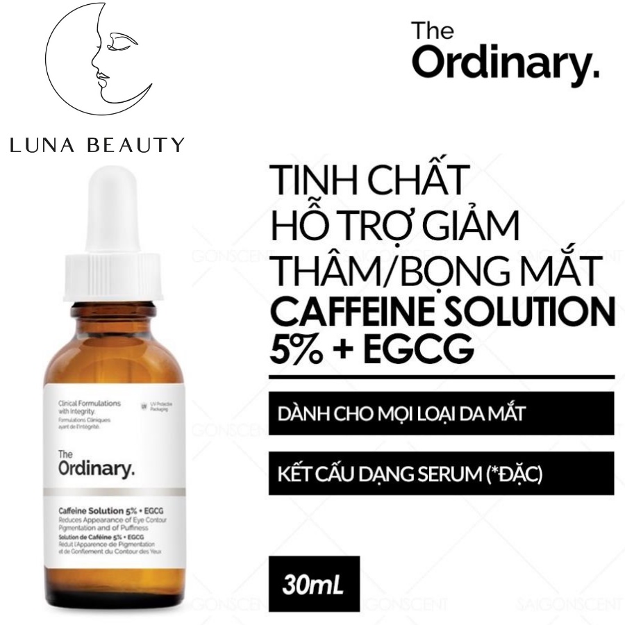 Tinh chất the ordinary caffeine solution 5% + egcg