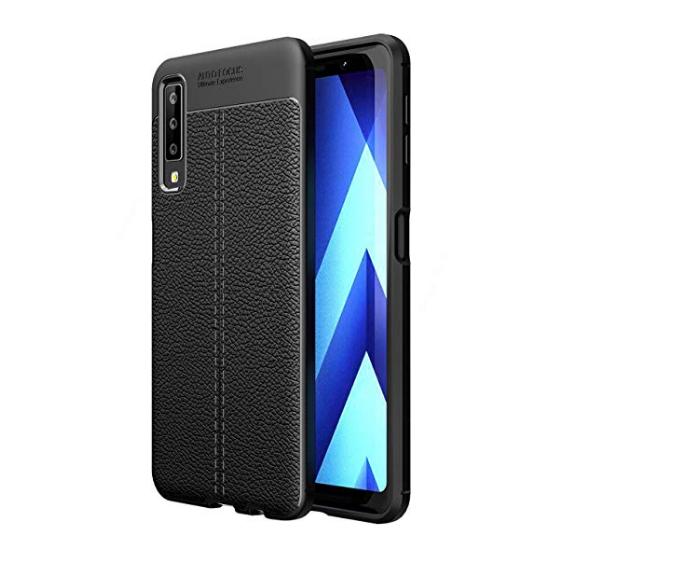 Ốp lung silicon dẻo vân da cho Xiaomi Mi A3