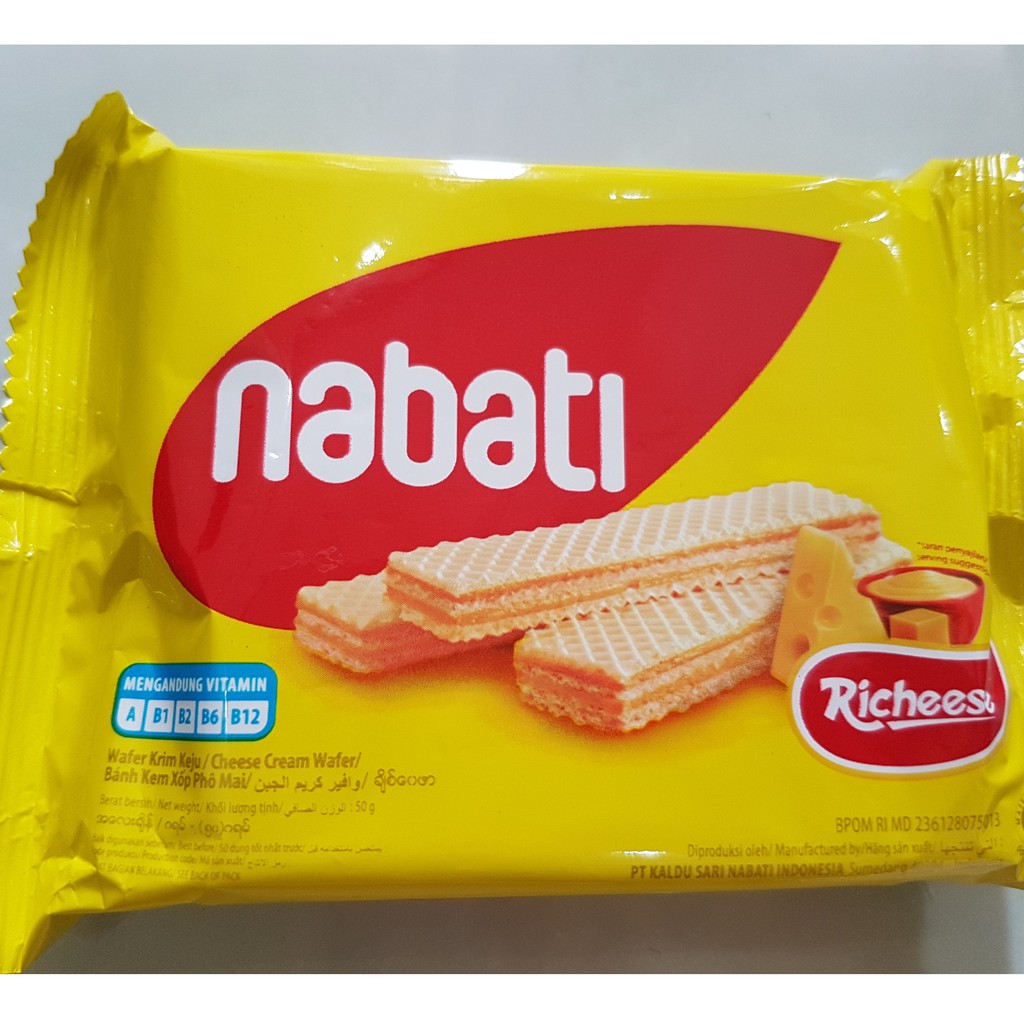 Bánh xốp Nabati - Kem phomai 50g