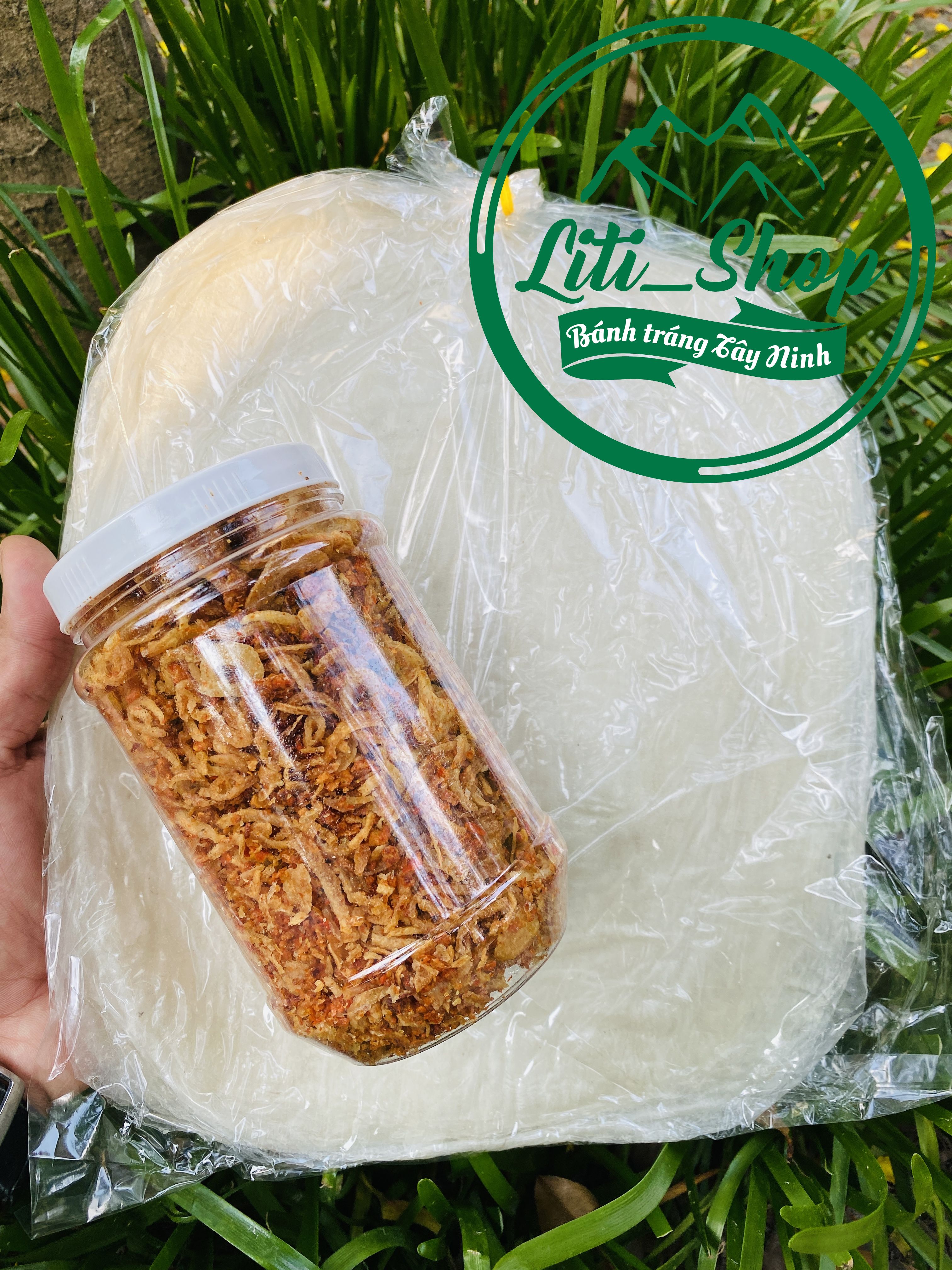 Combo Bánh phơi sương - Muối tôm Hành phi