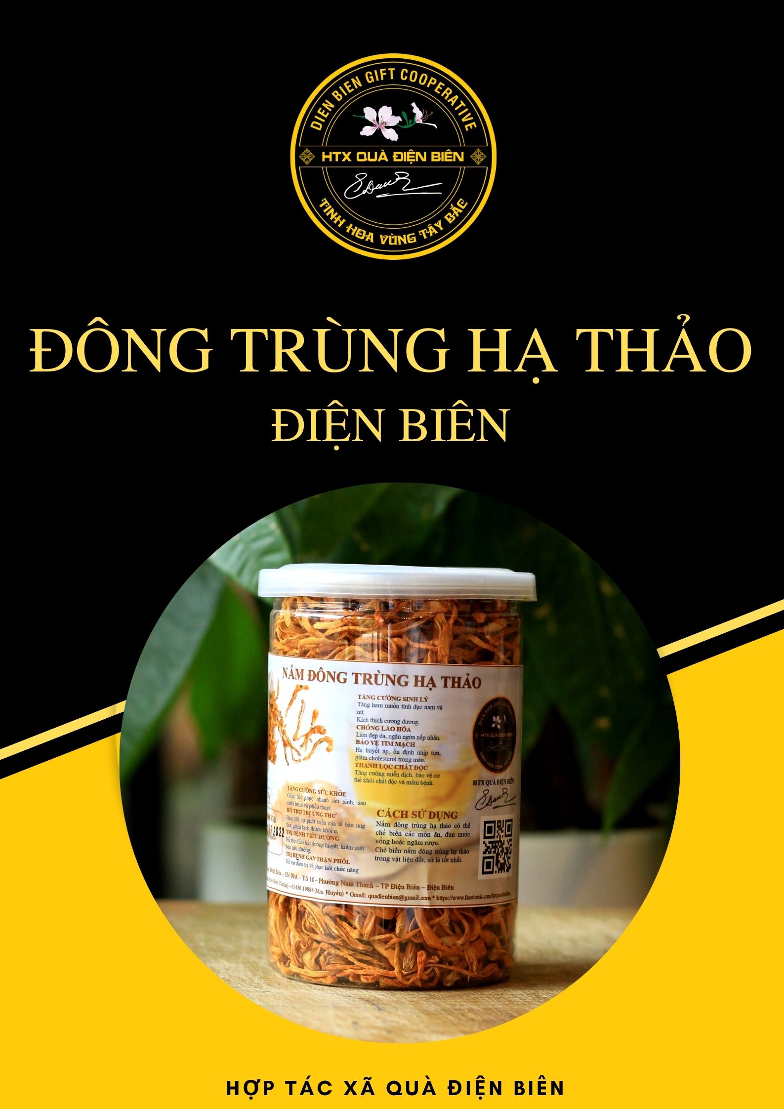 Nấm đông trùng khô điện biên