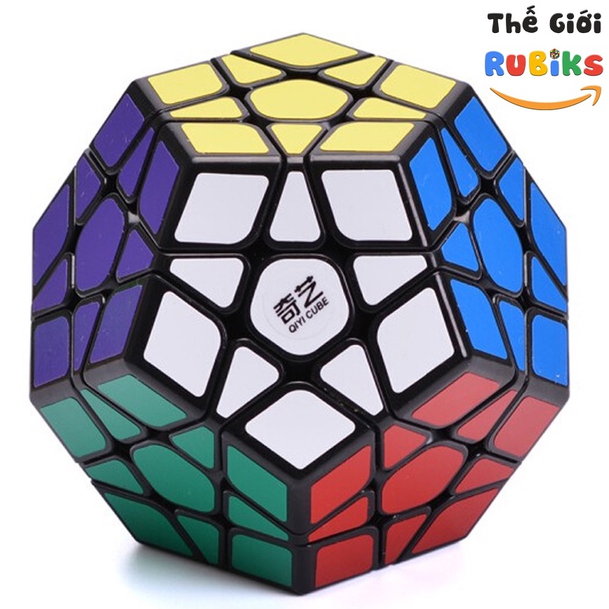 Rubik megaminx 3x3 qiyi qiheng s. rubic biến thể 12 mặt 3x3x3 cube đồ chơi giáo dục thông minh giải trí.