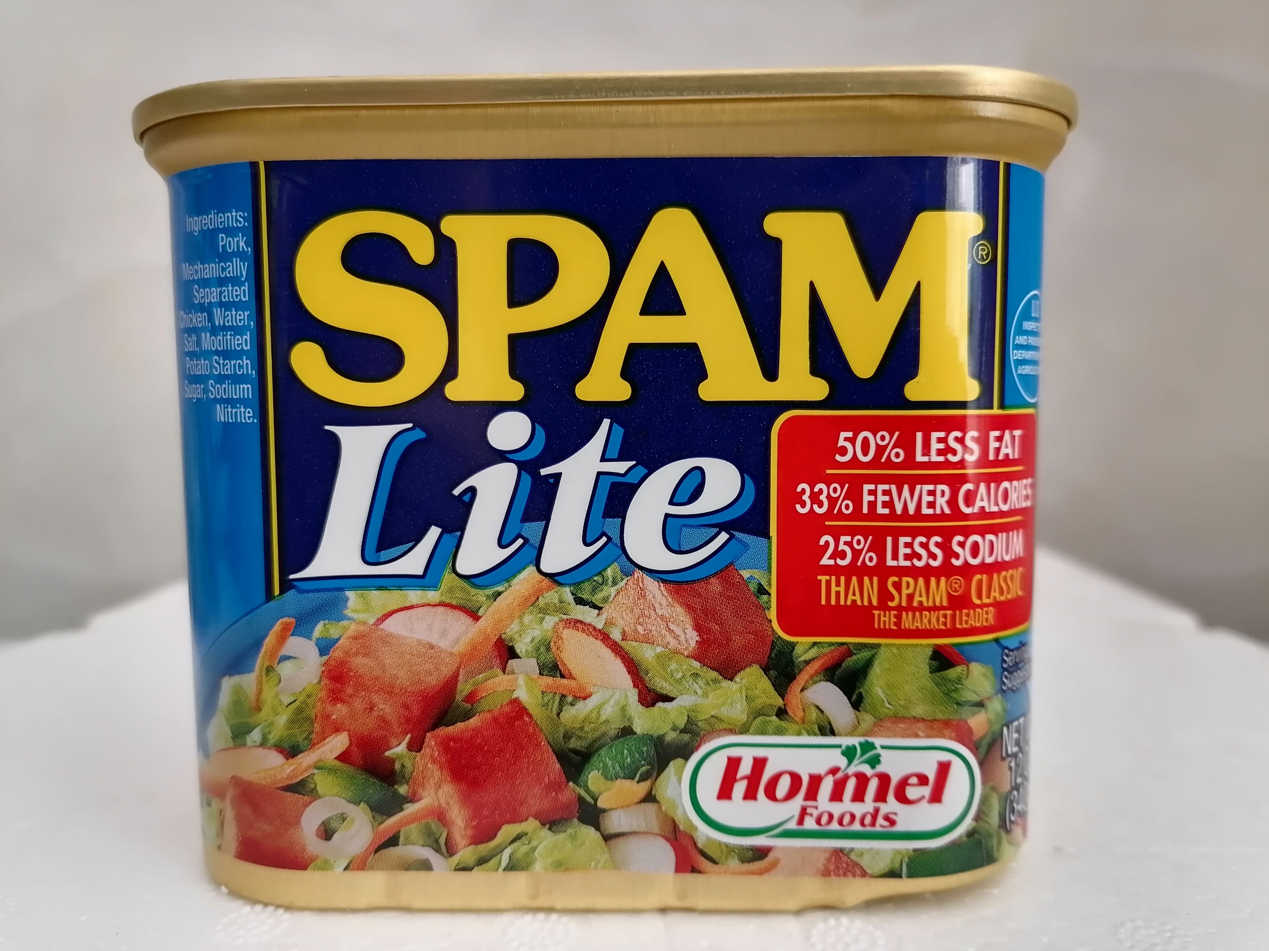 Thịt hộp vị truyền thống hormel spam lite luncheon meat