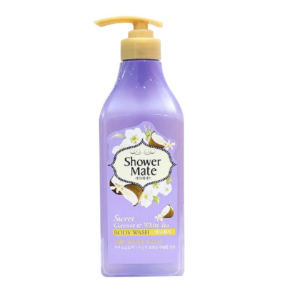 Sữa tắm showermate sweet coconut & white tea tinh chất dừa & hoa trà trắng tạo độ ẩm 550g