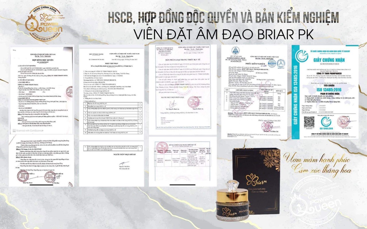 Hộp 10 viên đặt thảo mộc se khít Briar ( chính hãng)