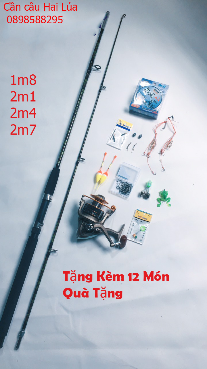 Can cau may Câu Máy Shimano 2 Khúc Đặc Rằn Ri Và Máy LC7000 Đủ Size ; 1m8 , 2m1, 2m4, 2m7, Tăng Kèm 12 Món Quà Hấp Dẫn, can cau may gia re 2 khuc, can cau lure
