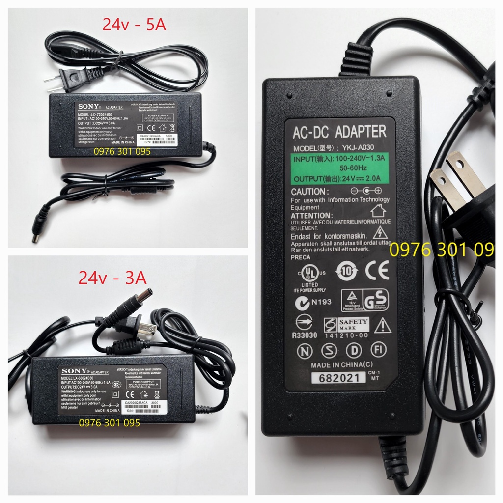 Nguồn adapter 24v sony