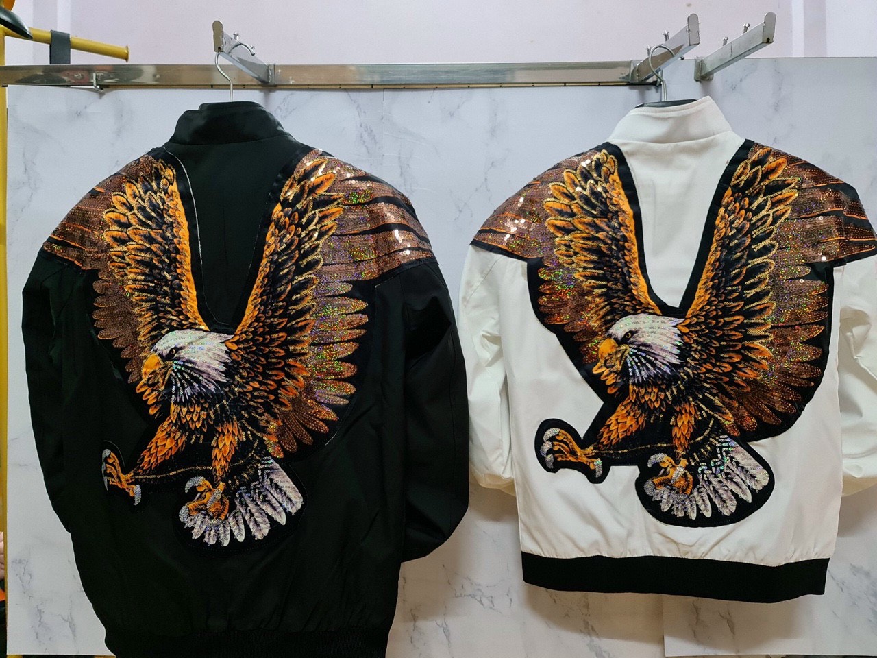 [CỰC HÓT] ÁO KHOÁC NAM - ÁO ĐẠI BÀNG ĐÍNH ĐÁ - 2 LỚP SIÊU CHẤT