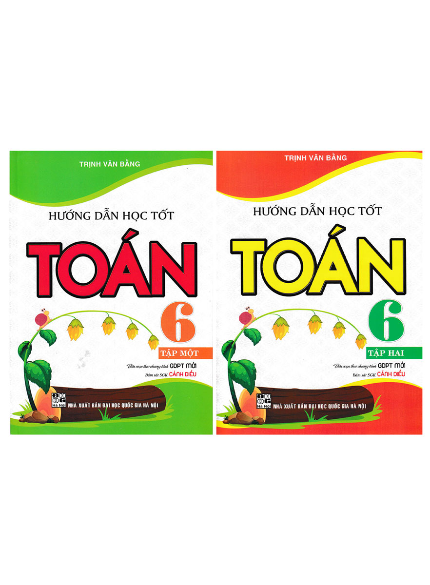 Combo hướng dẫn học tốt toán 6 - tập 1+2