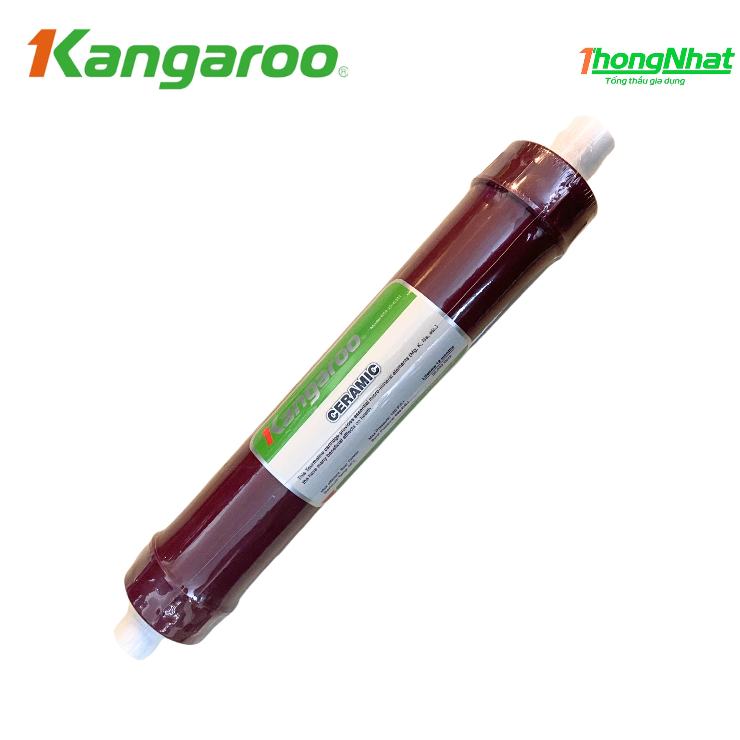 Lõi số 6 ceramic dùng cho máy lọc nước kangaroo lõi lọc chính hãng - tặng cút nối nhanh