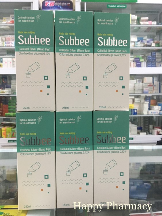Nước Súc Miệng Subbee ngừa sâu răng chống hôi miệng,chai 250ml