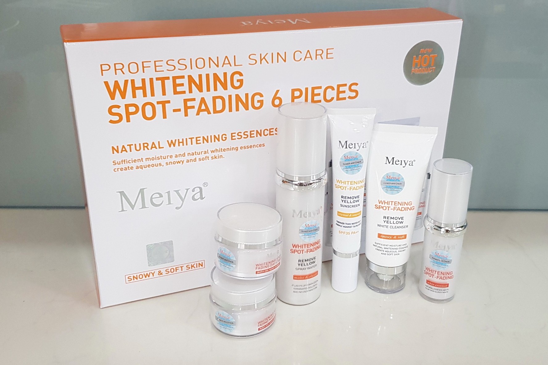 Mỹ phẩm Meiya cam cao cấp 6in1 Nhật Bản, làm sạch nám tàn nhang kết hợp làm trắng da, Kem meiya cam - Meiya cam 6in1