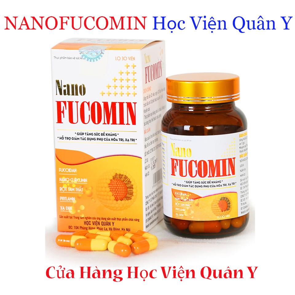 Nano Fucomin Học Viện Quân Y - SP hỗ trợ điều trị và phòng ngừa u bướu