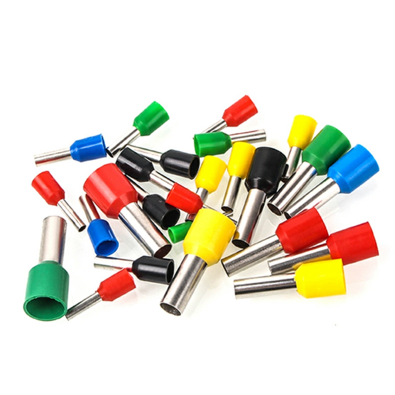 Đầu cos pin rỗng bấm đầu dây điện 0.5~16mm2 đồng bịch 100 cái