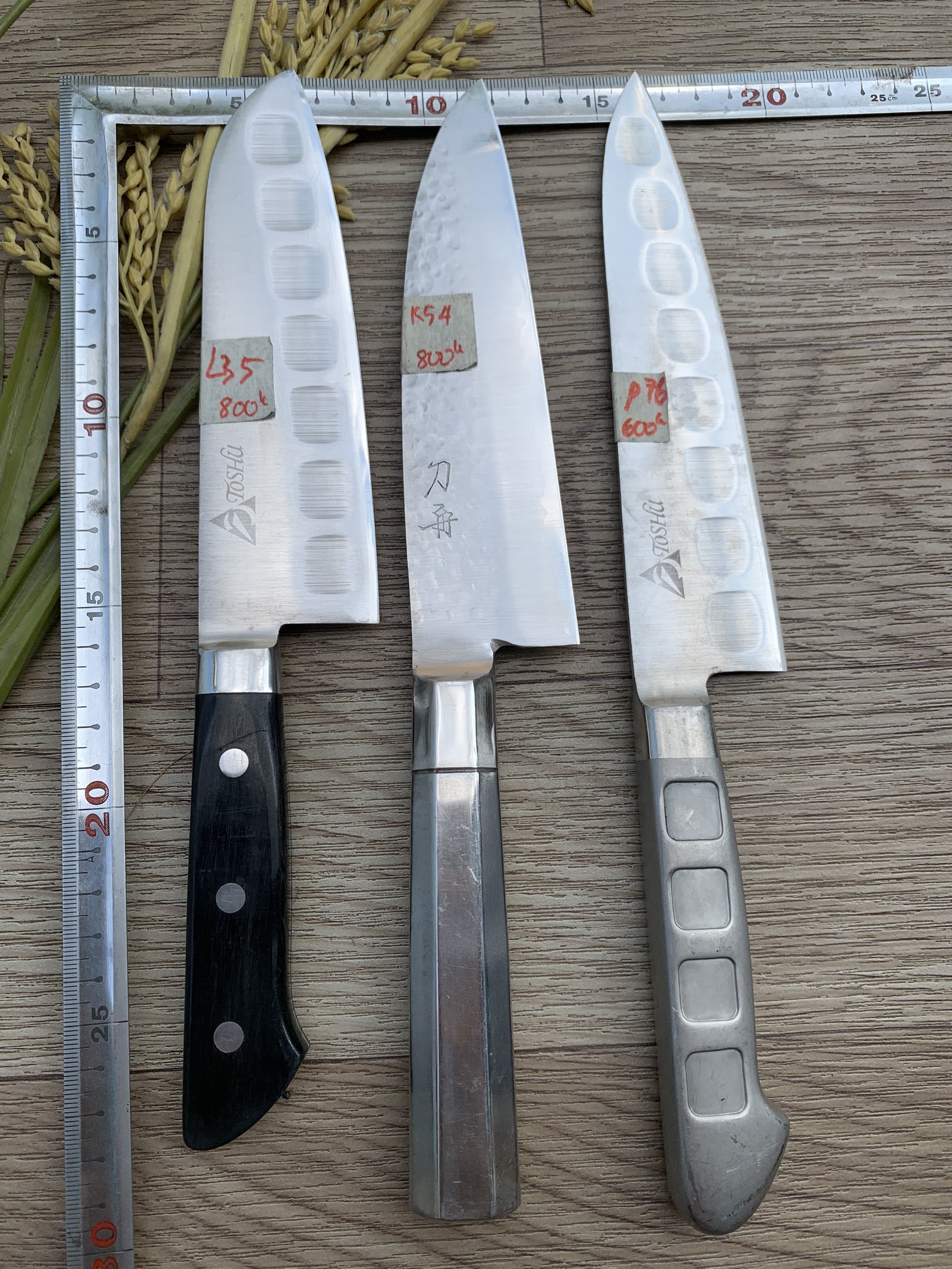 DAO NHẬT cũ- dao usuba tay phải, dao chặt