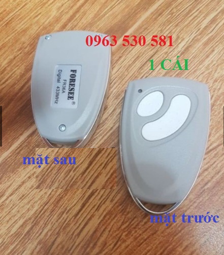 Tay remote cổng lùa hiệu foresee sóng 433