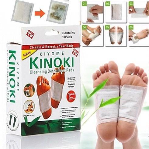 Combo 50 Miếng dán chân giải độc Kinoki, chất lượng Nhật Bản, hiệu quả nhanh chóng ngay khi sử dụng