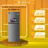 Tủ Lạnh Sharp Inverter 181 Lít SJ-X198V-SL  - GIAO HÀNG TOÀN QUỐC - FREESHIP HCM