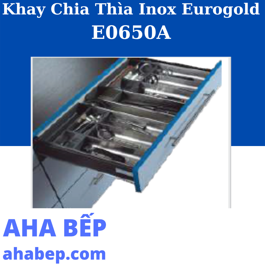 KHAY CHIA THÌA NĨA INOX 304 EUROGOLD - Hàng Chính Hãng (Hotline: 0899.167.587)