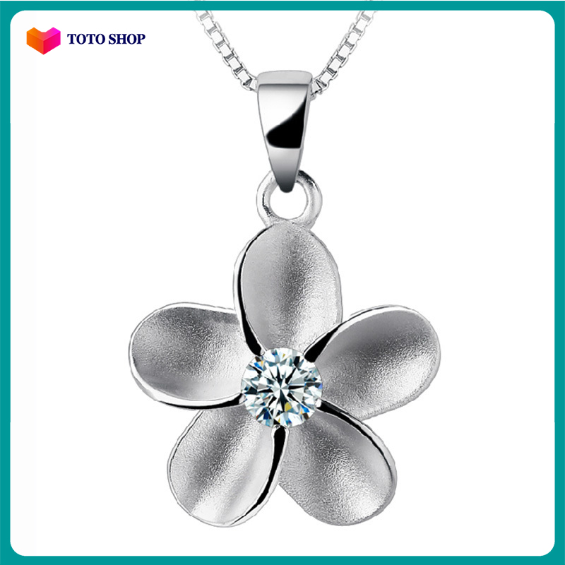 Dây chuyền nữ hình hoa năm cánh phong cách Hàn Quốc siêu dễ thương BSTDC - [ToToShop]