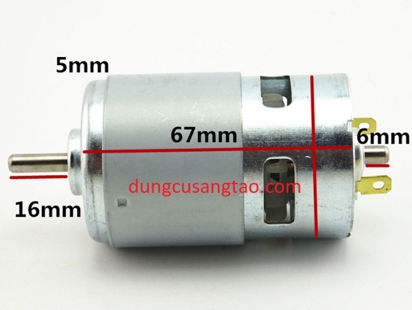 Motor 775 12V 150w (2 bạc đạn) / Động cơ 775 12V 150w (2 bạc đạn)