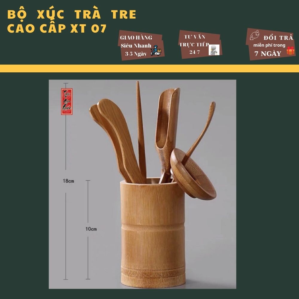 Bộ xúc trà tre cao cấp xt 07