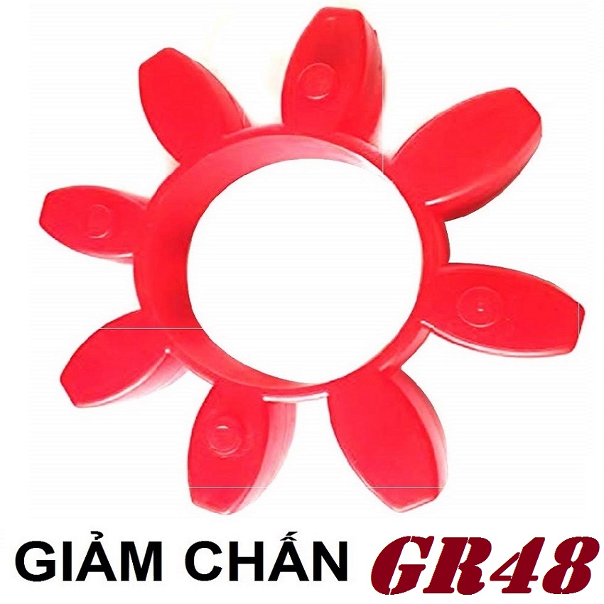 Khớp nối mềm/ Gioăng giảm chấn/ Vòng đệm GR 48, 8 cánh, biên ngoài 105 mm