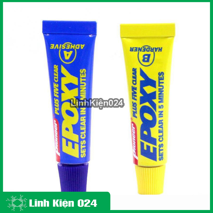 Keo dán 2 thành phần AB EXPOXY plus - đục