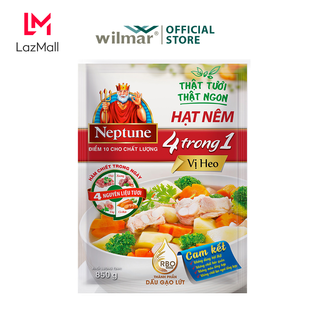Hạt nêm vị heo Neptune 850 g