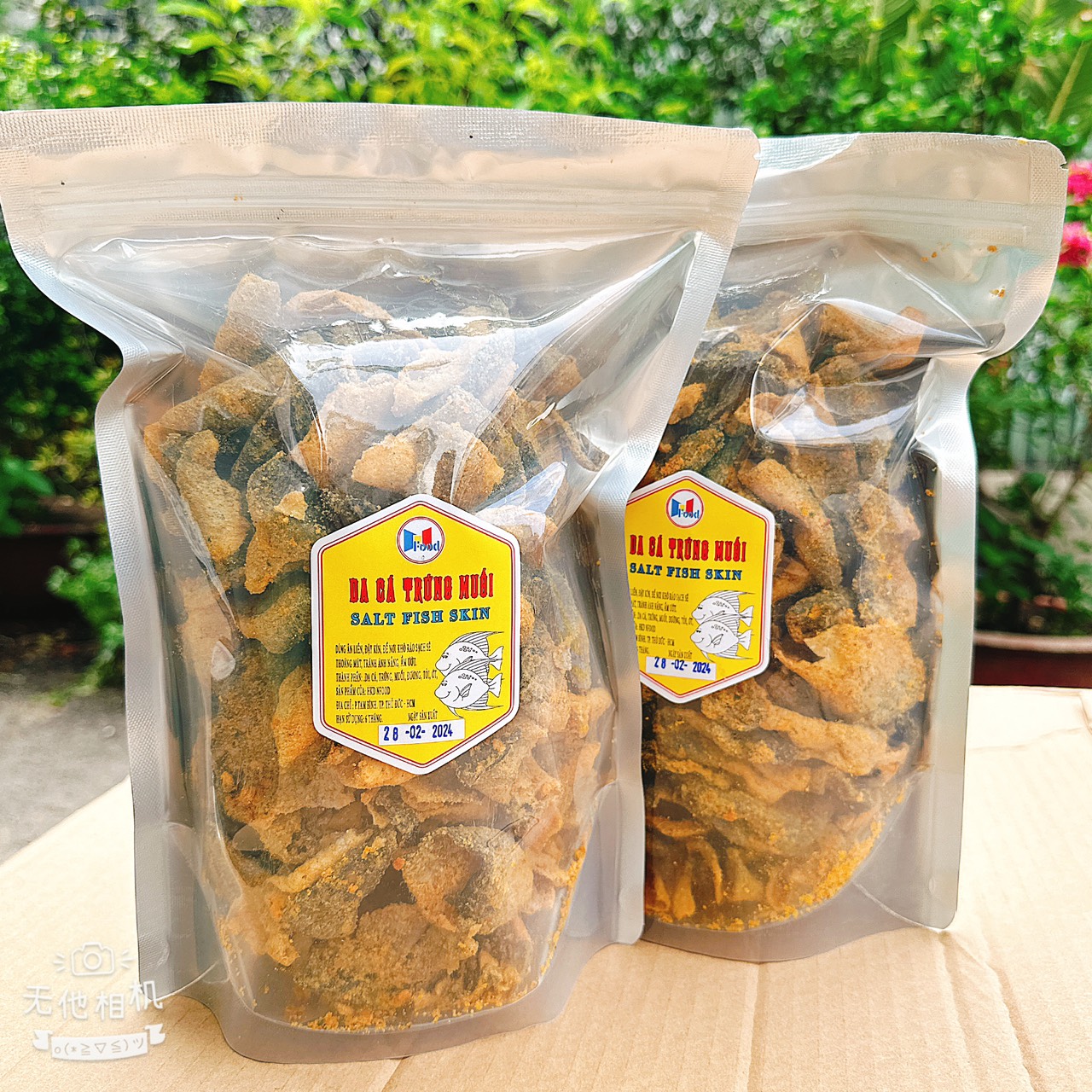 [ Túi Zip 500G ] Da Cá trứng muối SINGAPORE