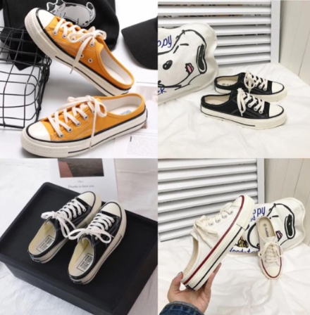 Giày hở gót nữ basic - Giày sục thời trang nữ korea SIÊU HOT. Tặng tất