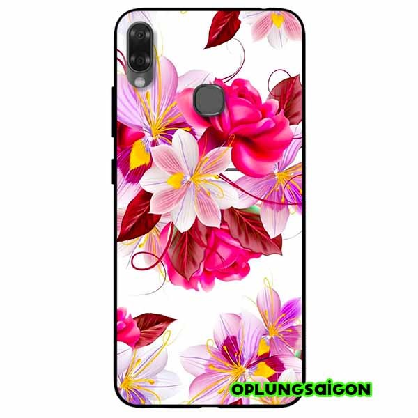 Ốp lưng dành cho vsmart joy 1+ mẫu hoa hồng nền trắng