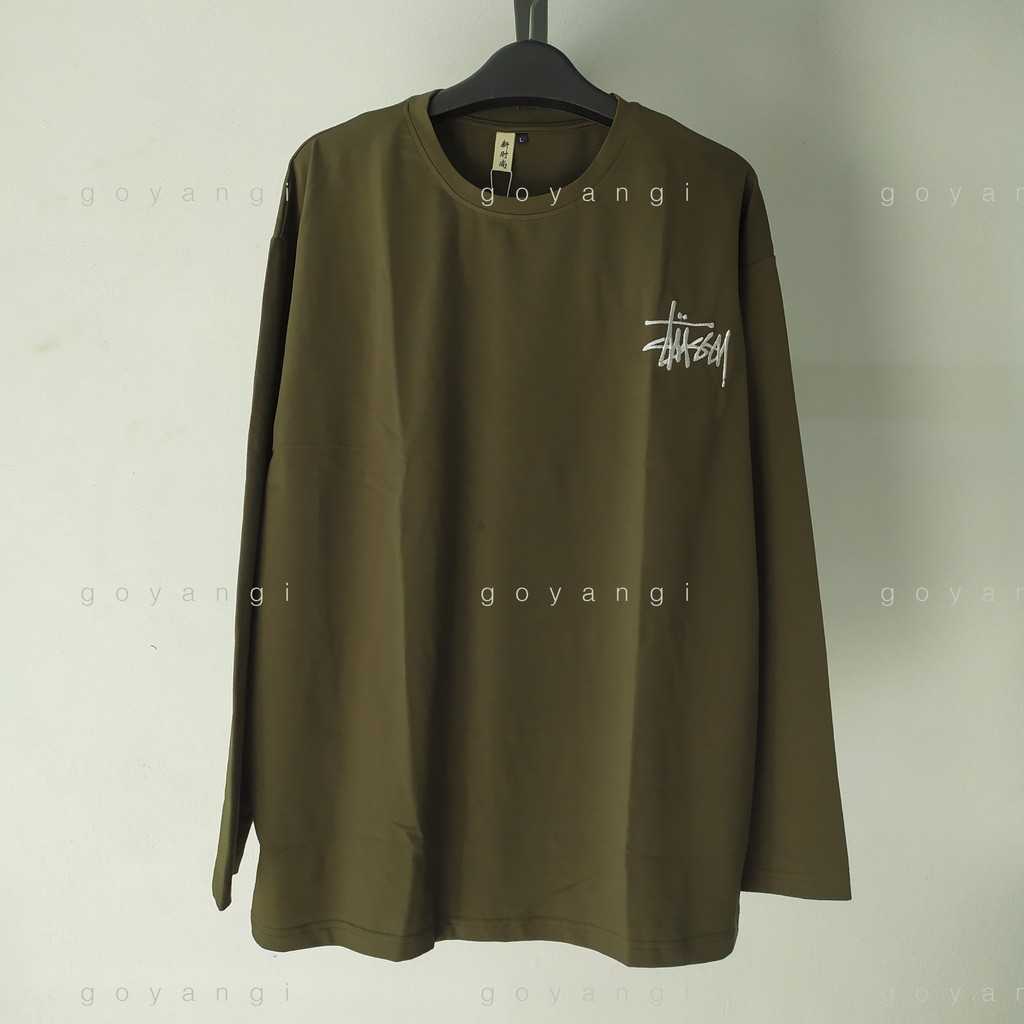 Áo dài tay Stussy basic longsleeve