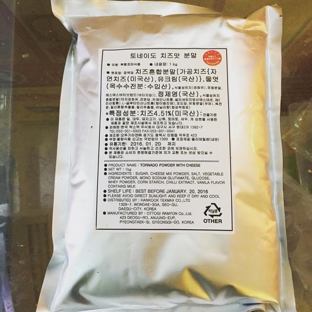 hot 1kg bột phô mai loại ngon nhất cao cấp ottogi lắc khoai tây bánh gạo date 2022 4