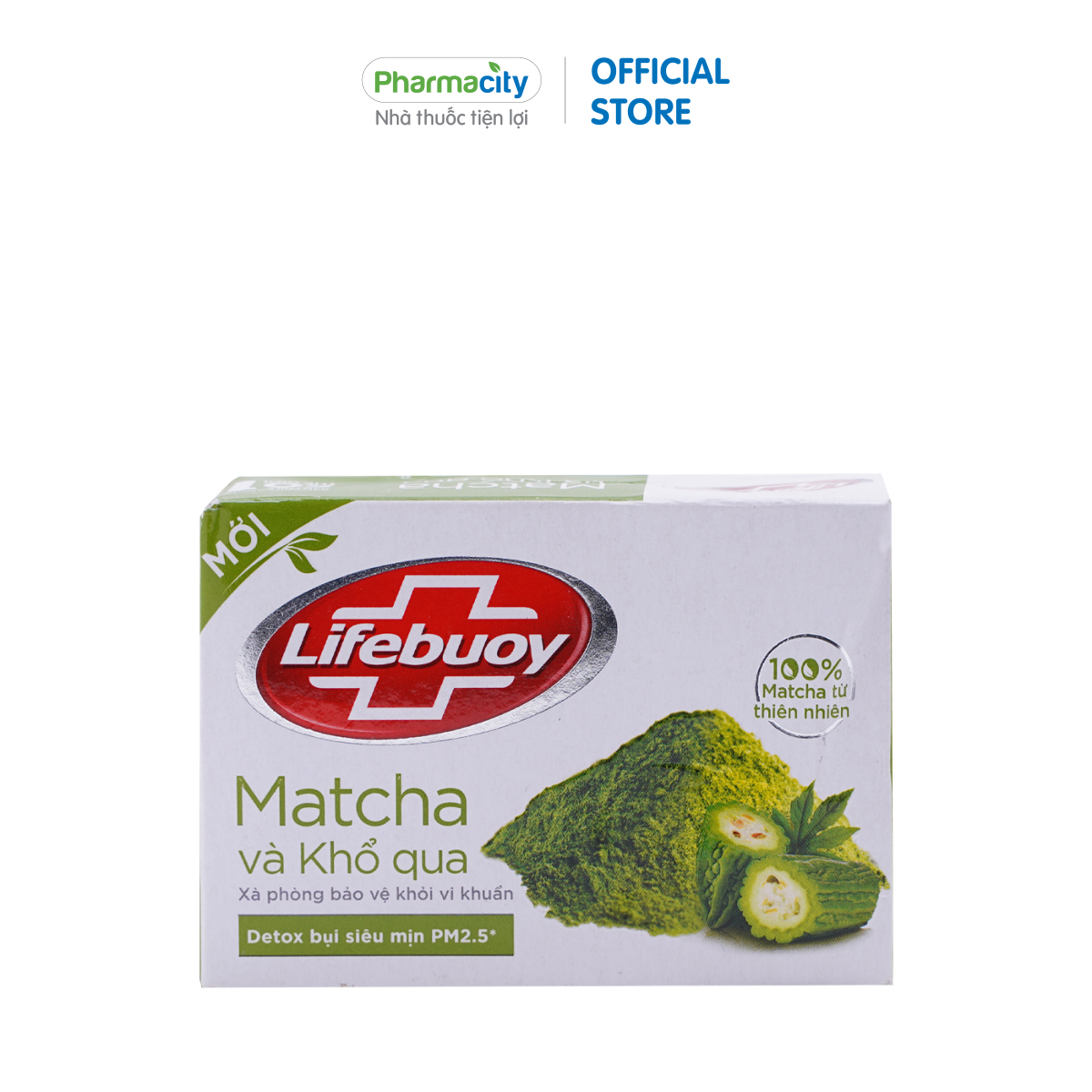 Xà phòng Lifebuoy matcha & khổ qua (Bánh 90g)