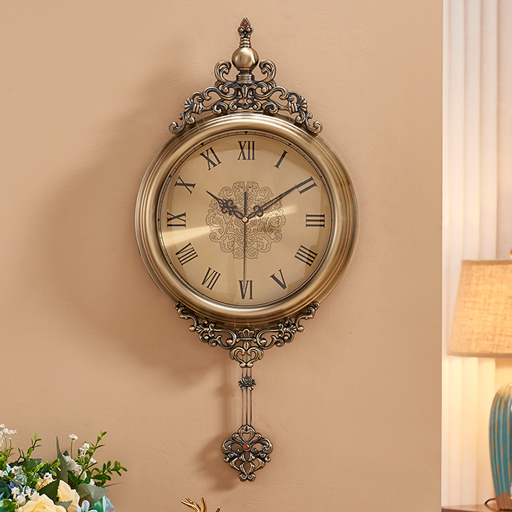 Đồng hồ treo tường tân cổ điển số la mã, đồng hồ treo tường đẹp DH-DH2050