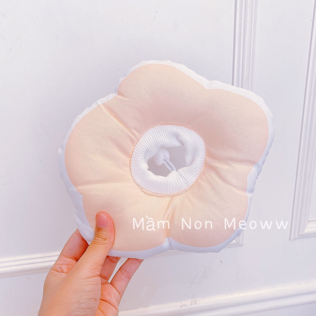 [GIẢM NGAY 5K KHI FOLLOW SHOP] Gối Chống Liếm Bông Hoa Có Dây Rút Cho Chó Mèo - Hàng Độc Lạ Giá Rẻ Vô Địch