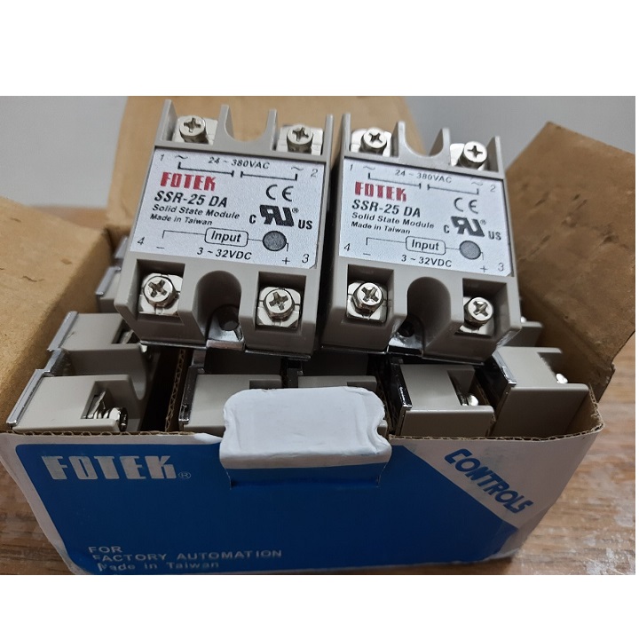 Fotek SSR 25DA Rơ le bán dẫn, rơ le rắn 25A