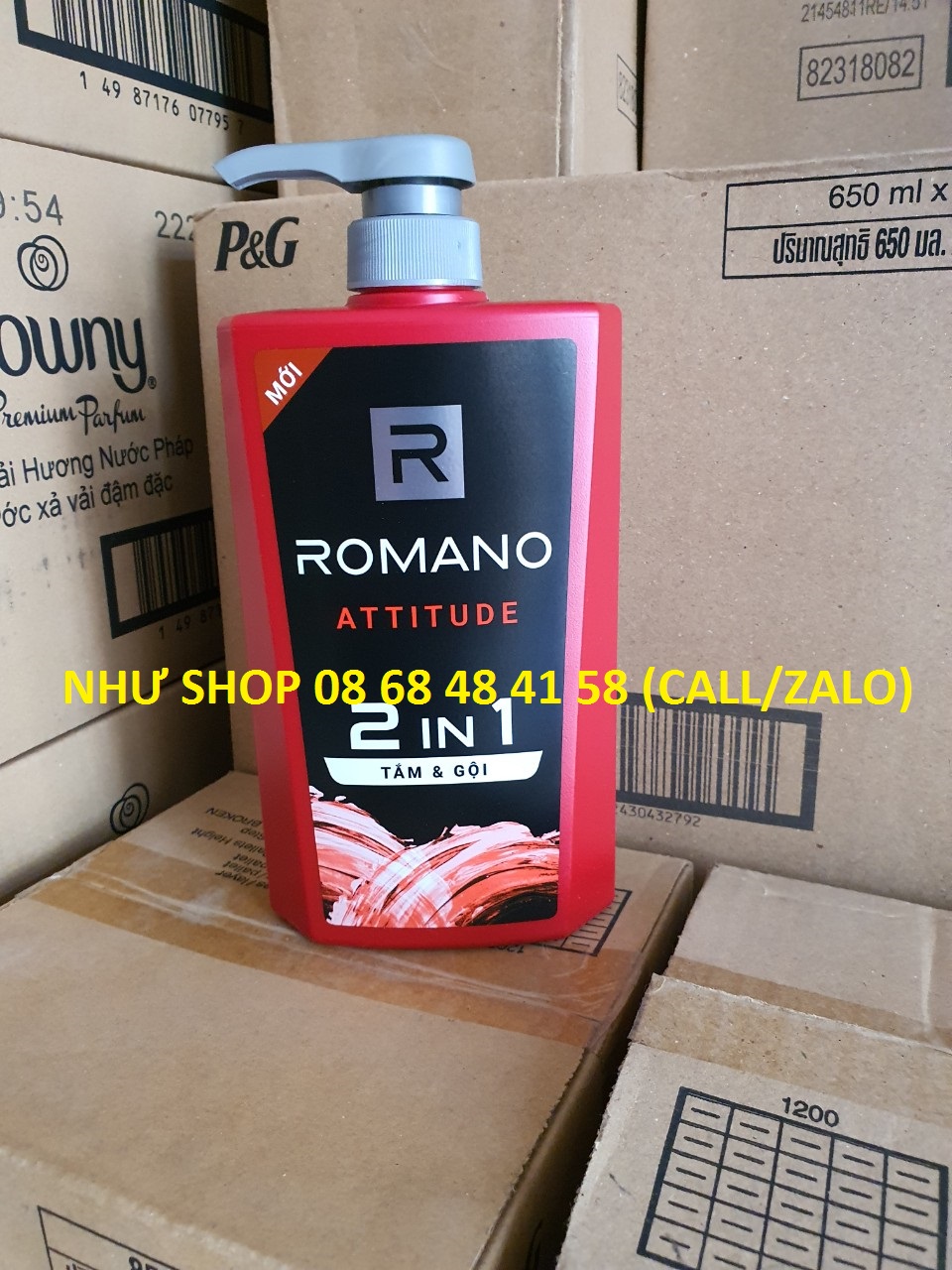 Tắm gội 2in1 romano attitude 650g