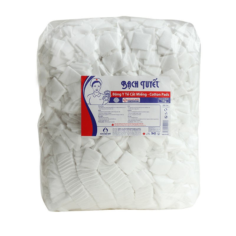 [HCM]BÔNG CẮT  BÔNG BẠCH TUYẾT 3X3CM GÓI 1KG.