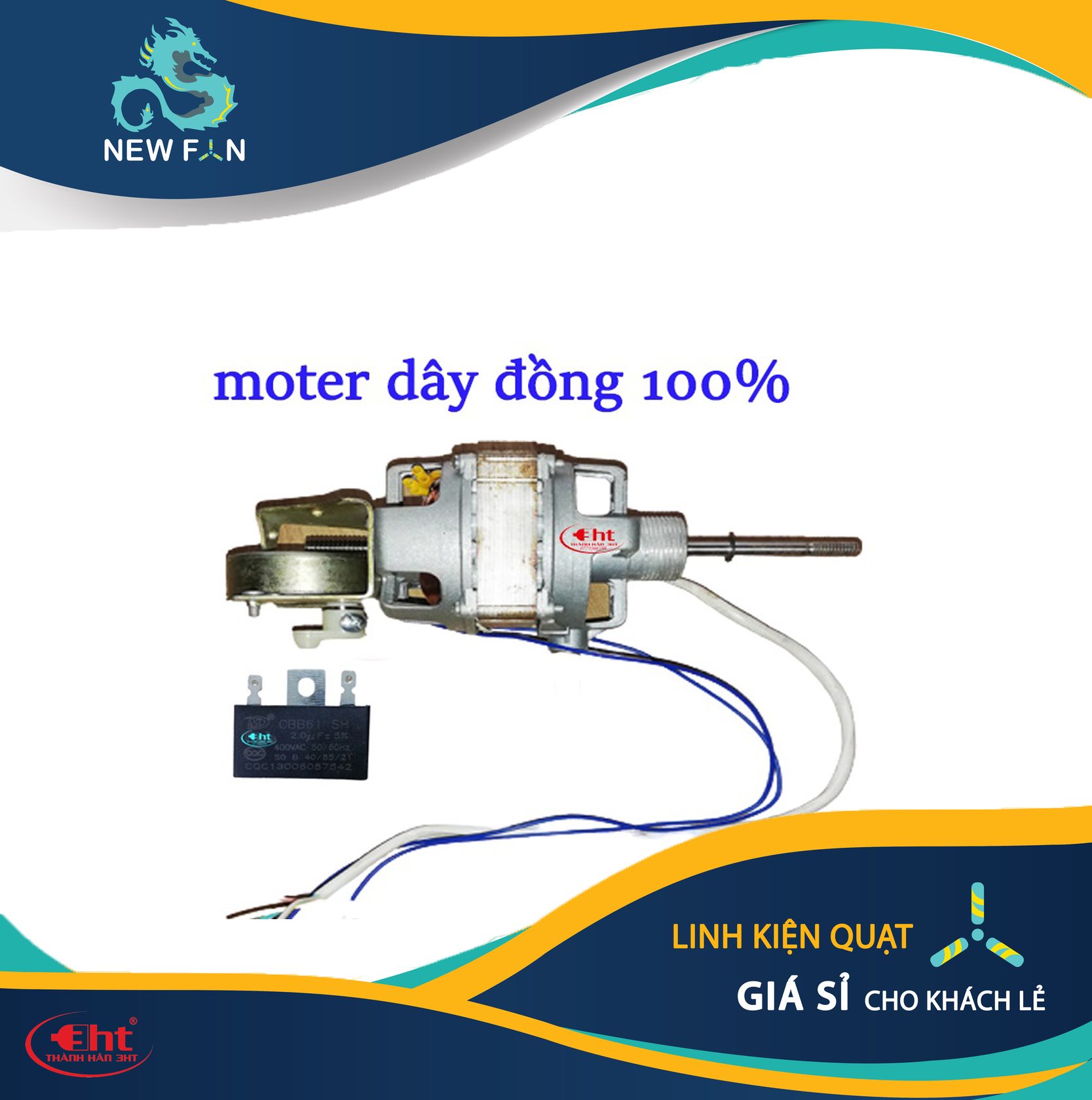 MOTER Quạt máy B4 + ĐẢO ĐIỆN