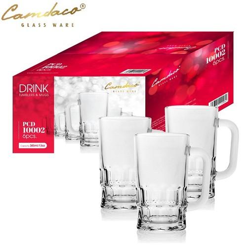 Bộ 6 ly thủy tinh 999 uống cà phê 385ml - cẩm đạt