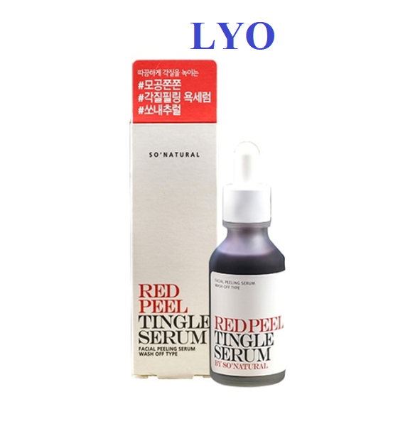 Red Peel Tinge Serum Sonatural - serum peel da sinh học thế hệ mới